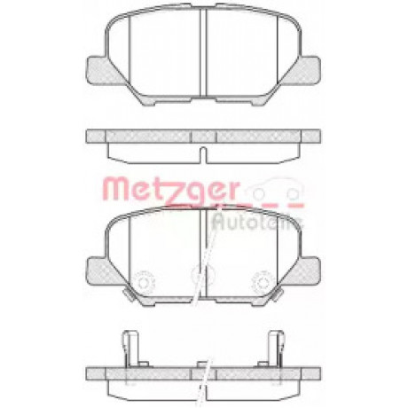 Колодка торм. диск. MAZDA 6 2.0 2.2D 2.5 2013- задн. (пр-во REMSA)