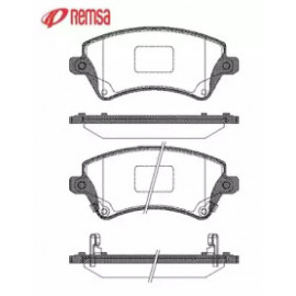 Колодка торм. диск. TOYOTA COROLLA (_E11_), COROLLA (_E12U_, _E12J_) передн. (пр-во REMSA)