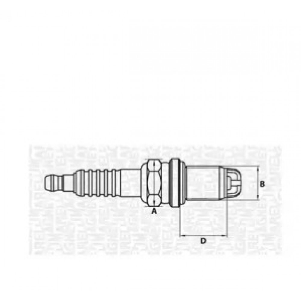 Свеча зажигания CJT6FMR AUDI 100, 80, SEAT, SKODA FELICIA, VW GOLF (пр-во MAGNETI MARELLI)