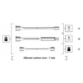 Комплект проводов зажигания (пр-во Magneti Marelli кор.код. MSK677)