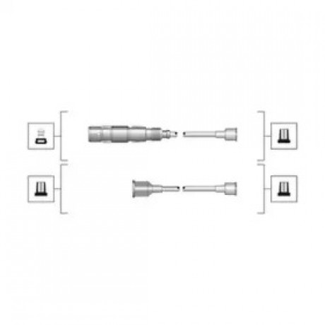 Комплект проводов зажигания (пр-во Magneti Marelli кор.код. MSQ0036)