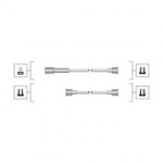 Комплект проводов зажигания (пр-во Magneti Marelli кор.код. MSQ0109) 