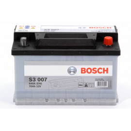 Акумулятор 70Ah-12v BOSCH (S3007) (278x175x175), R, EN640