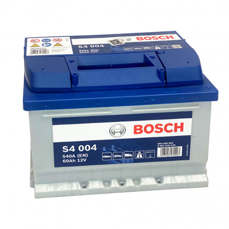 Аккумулятор 60Ah-12v BOSCH (S4004) (242x175x175),R,EN540