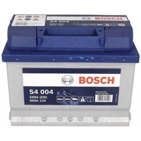 Аккумулятор 60Ah-12v BOSCH (S4004) (242x175x175),R,EN540