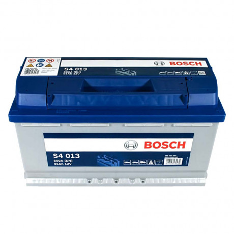 Аккумулятор 95Ah-12v BOSCH (S4013) (353x175x190),R,EN800