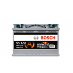Акумулятор 70Ah-12v BOSCH AGM (S5A08) (278х175х190), R, EN 760  Акумулятор 70Ah-12v BOSCH AGM (S5A08) (278х175х190), R, EN 760