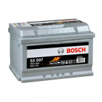 Акумулятор   74Ah-12v BOSCH (S5007) (278x175x175),R,EN750  Акумулятор   74Ah-12v BOSCH (S5007) (278x175x175),R,EN750