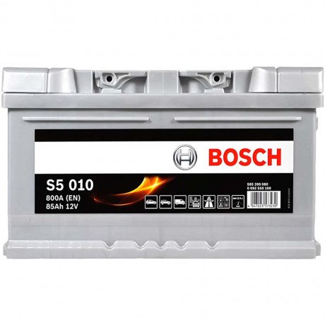 Акумулятор   85Ah-12v BOSCH (S5010) (315x175x170),R,EN800