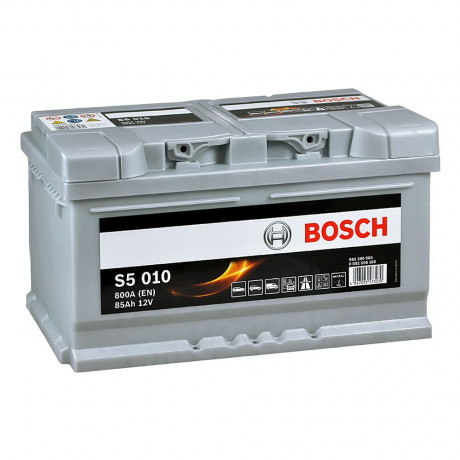 Акумулятор   85Ah-12v BOSCH (S5010) (315x175x170),R,EN800