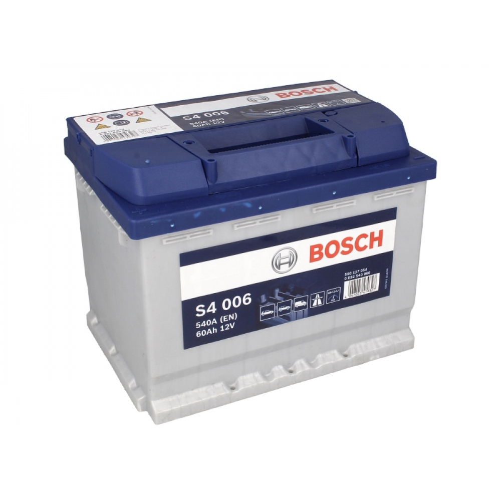 Аккумулятор 60Ah-12v BOSCH (S4006) (242x175x190),L,EN540