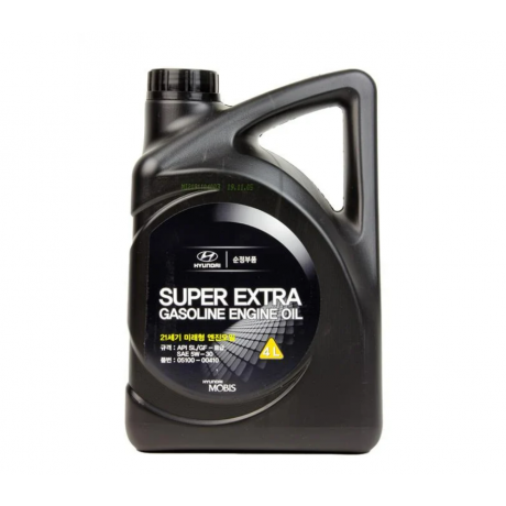 MOBIS Hyundai/KIA Super Extra Gasoline 5W-30 4L (x4)