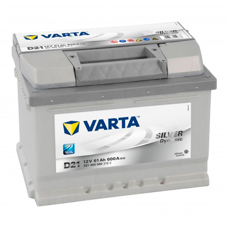 Акумулятор 61Ah-12v VARTA SD (D21) (242x175x175), R, EN600